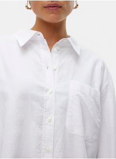 VERO MODA Vmida Oxford Shirt Wvn Ga Noos  - Image 4