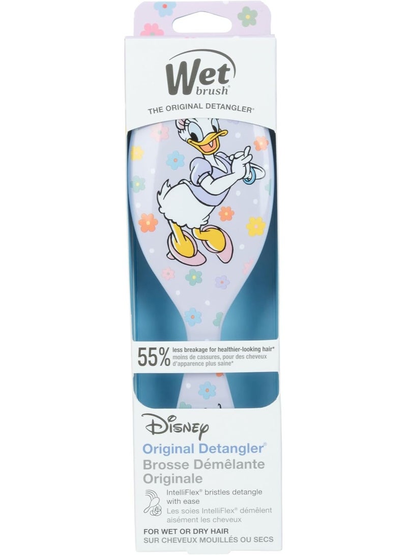 Wet Brush Original Detangler Disney Hair Brush – IntelliFlex Bristles for Wet & Dry Hair, All Hair Types - Daisy Duck - Image 4