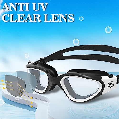 WIN.MAX Polarized Swimming Goggles Swim Pool Goggles Anti Fog Anti UV No Leakage Clear Vision for Men Women Adults Teenagers - Image 2