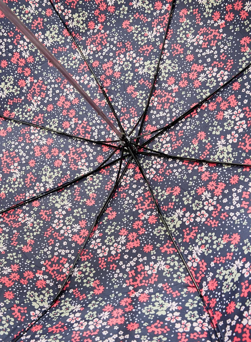 MANGO Mini Flower-Print Umbrella