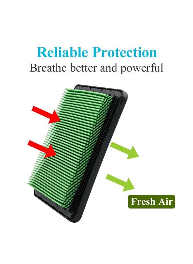 HOODELL 2 Pack GCV160 Air Filter, Durable GC160 Air Cleaner with Fuel Filter, Professional 17211-ZL8-023 Air Filter for Honda GCV190 GC190 GCV135 GC135 GX100 Engine Lawn Mower - Image 5