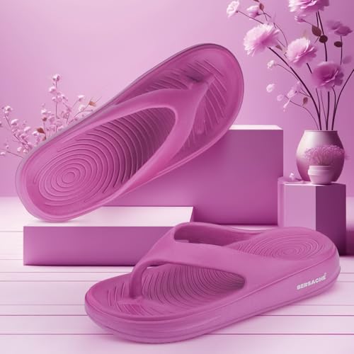 BERSACHE Extra Soft Classic Casual with Regular wear with Ultra Soft & Flexibility Technology Slipper for Women's Pink - Image 2