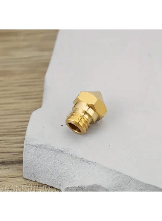 6pcs 0 4mm MK10 Brass 3D Printer Nozzle M7 1 75mm High Pressure Resistant - Image 4