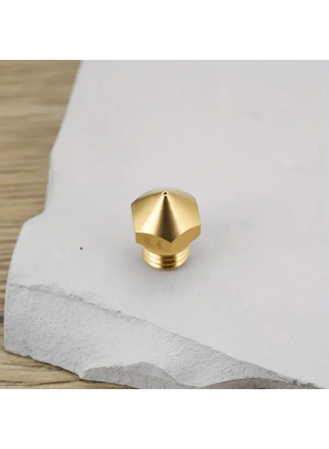 6pcs 0 4mm MK10 Brass 3D Printer Nozzle M7 1 75mm High Pressure Resistant - Image 5