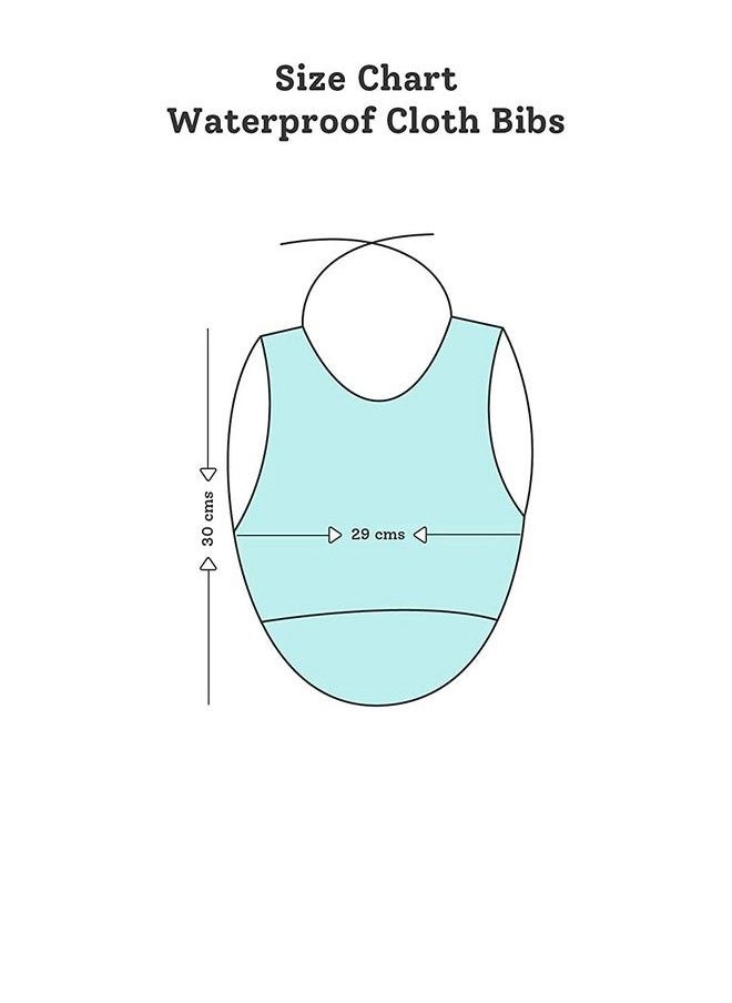 Superbottoms - Waterproof Apron Style Reversible Bib For Babies With Crumb Catcher(White Warli+Utsav Print) - Image 1