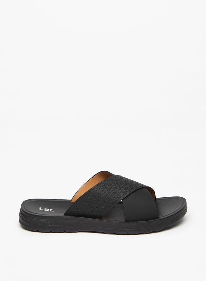 LBL by Shoexpress Mens Textured SlipOn Sandals - Image 3