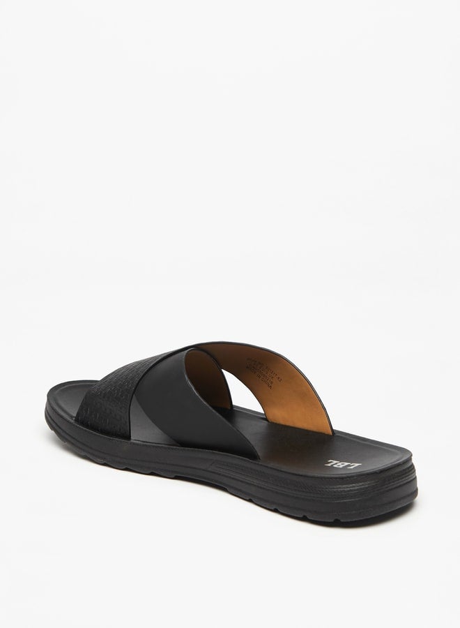 LBL by Shoexpress Mens Textured SlipOn Sandals  - Image 2