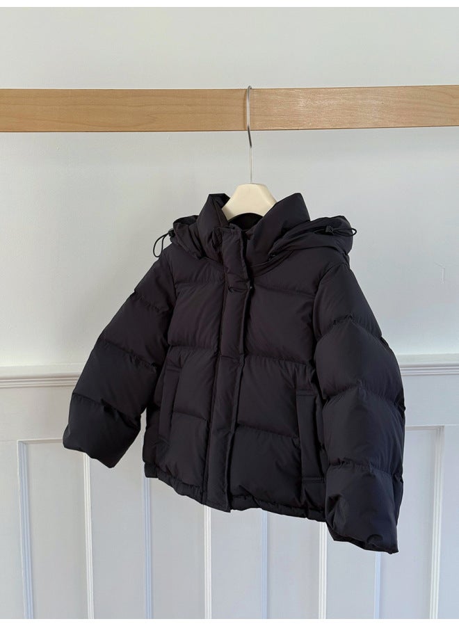 Korean Style Thickened Kids Down Jacket Autumn Winter New Collection New National Standard 90% White Duck Down Warm Boys Girls Coat