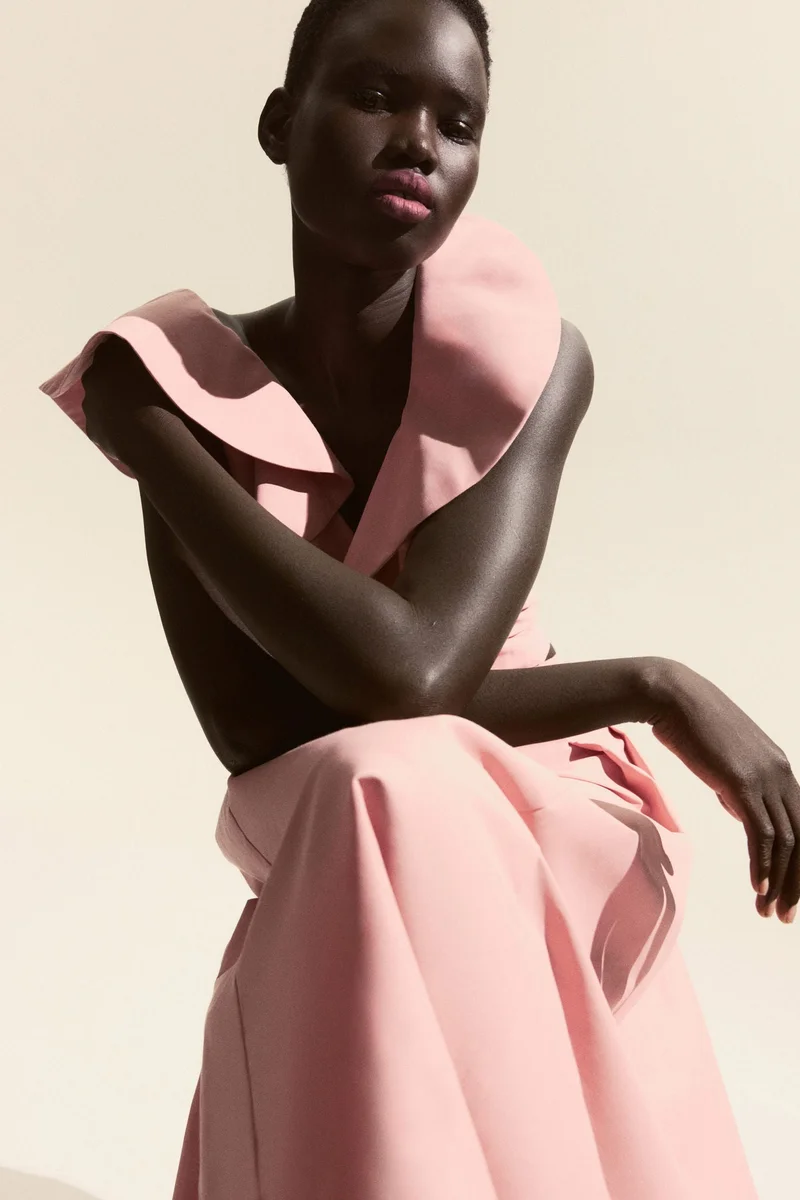 H&M Flounce-trimmed top