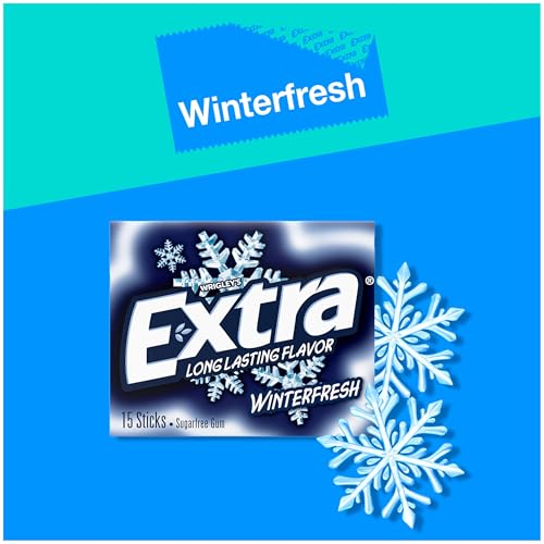 EXTRA Gum Winterfresh Sugar Free Chewing Gum Bulk Pack 15 Stick 10 Pack - Image 5