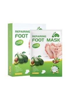 APPTI 5-Piece Avocado Foot Cream Repair Film, Foot SPA, Exfoliating Foot Mask  - Image 1
