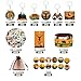 Tazimi 110 PCS Hunting Party Favors Hunting Birthday Party Supplies Camo Party Favors with Hunting Keychains Stickers Rubber Bracelets Button Pins and Bags for Hunting Theme Party - Image 4
