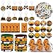 Tazimi 110 PCS Hunting Party Favors Hunting Birthday Party Supplies Camo Party Favors with Hunting Keychains Stickers Rubber Bracelets Button Pins and Bags for Hunting Theme Party - Image 2