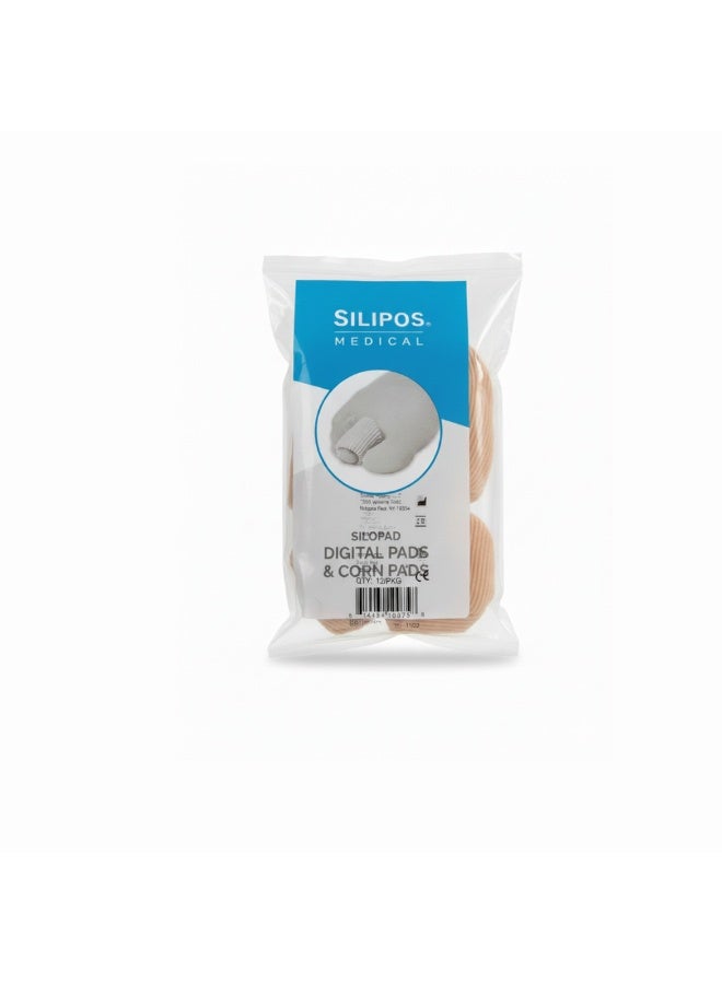 Silipos Digital Gel Pads – Protective Fabric Toe & Finger Sleeves with Soothing Mineral Oil Gel - Image 2