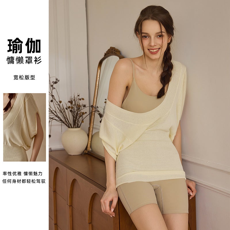 Women's Yoga Set with Hooded Jacket and Bodysuit - Image 2