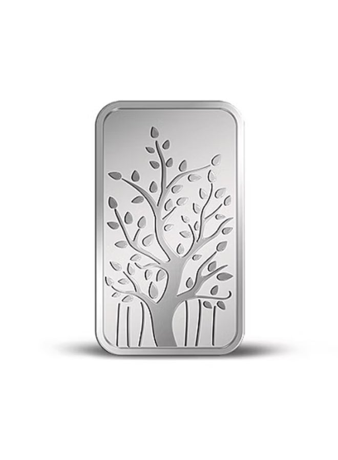 MMTC-PAMP PURE 999 SILVER BANYAN TREE 100 GRAMS BAR - Image 1
