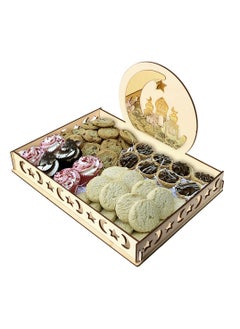 Rustic Wooden Eid Mubarak Party Serving Tray – Ramadan Food Tableware Display & Desk Organizer - pzsku/Z52D2629354926C8209F3Z/45/_/1727599392/9f2990c8-be71-43f1-bad1-0bb723c1e446