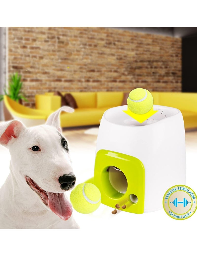 موزع الكرات الأوتوماتيكي، ألعاب تفاعلية للكلاب، جهاز مكافأة الكرة والطعام الأوتوماتيكي، آلة توزيع كرات التنس للكلاب - Image 3