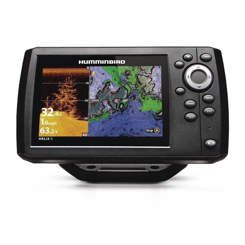 Humminbird Helix 5 G3 GPS Fish Finder with Transducer Dual Spectrum Chirp Sonar Down Imaging
