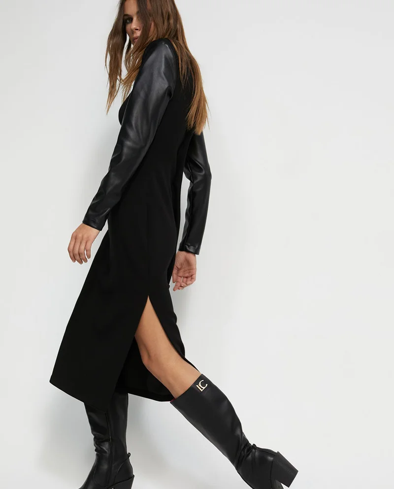 Lola Casademunt Ponte di Roma knit midi dress