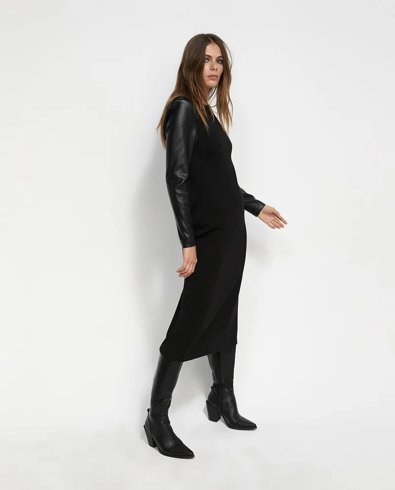 Lola Casademunt Ponte di Roma knit midi dress