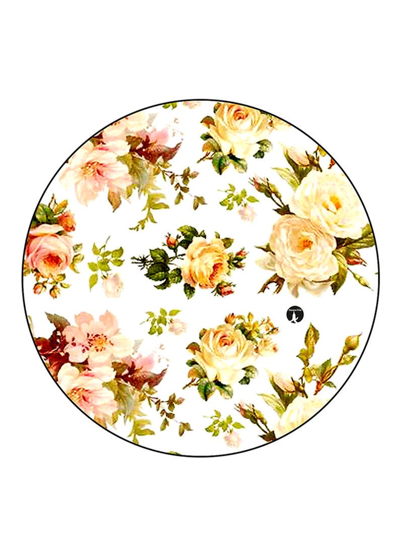 RKN Flowers Printed Mouse Pad  Multicolour