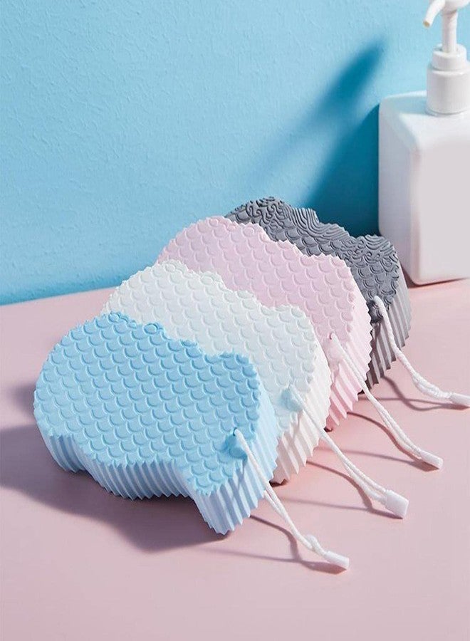 TONSYL Super Soft Bath Body Shower Scrub, Magic Bath Scrub, Dead Skin Remover, Super Soft Exfoliating Painless Scrub, Easy-to-Hold & Durable For Adults Children (Pack Of 4) - Image 1