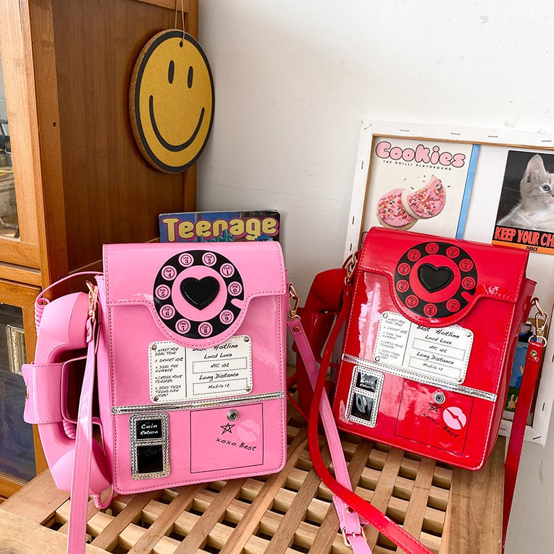 New Fashion Creative Fun Simulation Digital Telephone Bag Cute Funny Personality Messenger Bag - Image 4