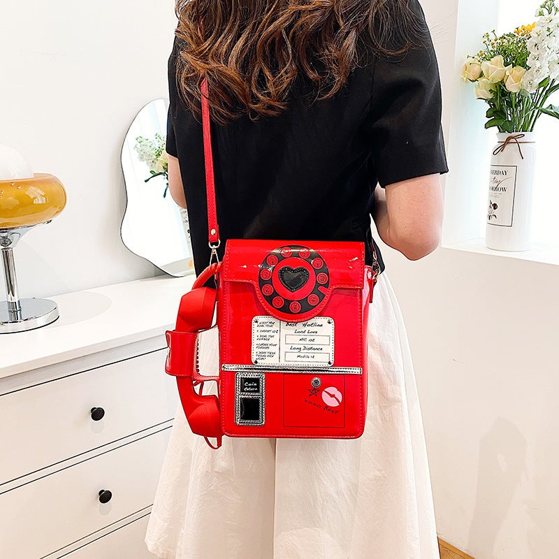 New Fashion Creative Fun Simulation Digital Telephone Bag Cute Funny Personality Messenger Bag - Image 5