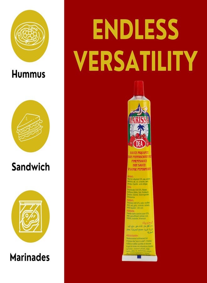 dea Harissa Condiment in Tube - Spicy 120 Gr (15 PACK) - Image 3