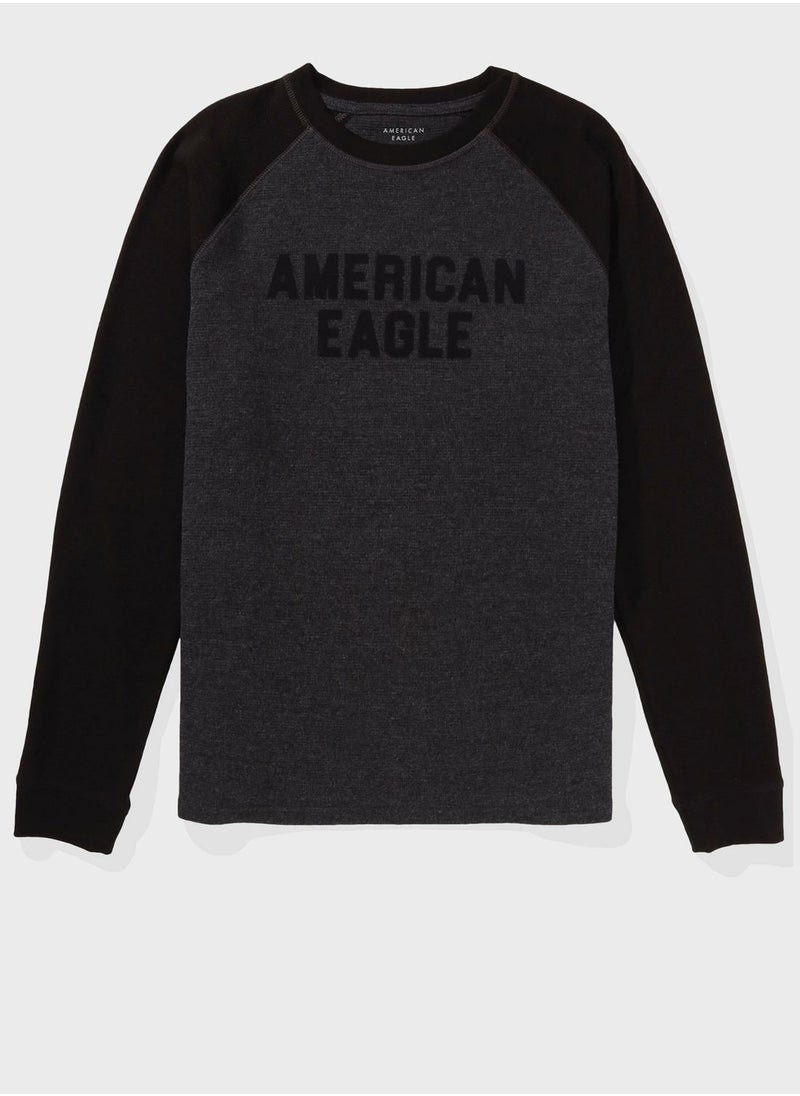 American Eagle - Graphic Print Sweatshirt - Image 1