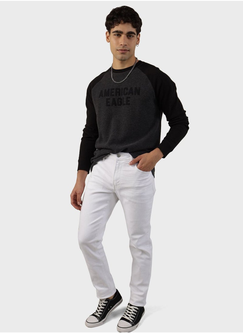 American Eagle - Graphic Print Sweatshirt - Image 1