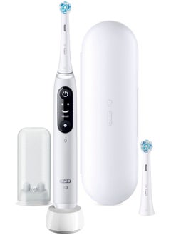 Oral-B Oral B iO6 Series 6N Electric Rechargeable Toothbrush, Built with AI, Optimal Pressure Control, LED Interface, Bluetooth Connectivity, 5 Personalized Brush Modes – White  - Image 2