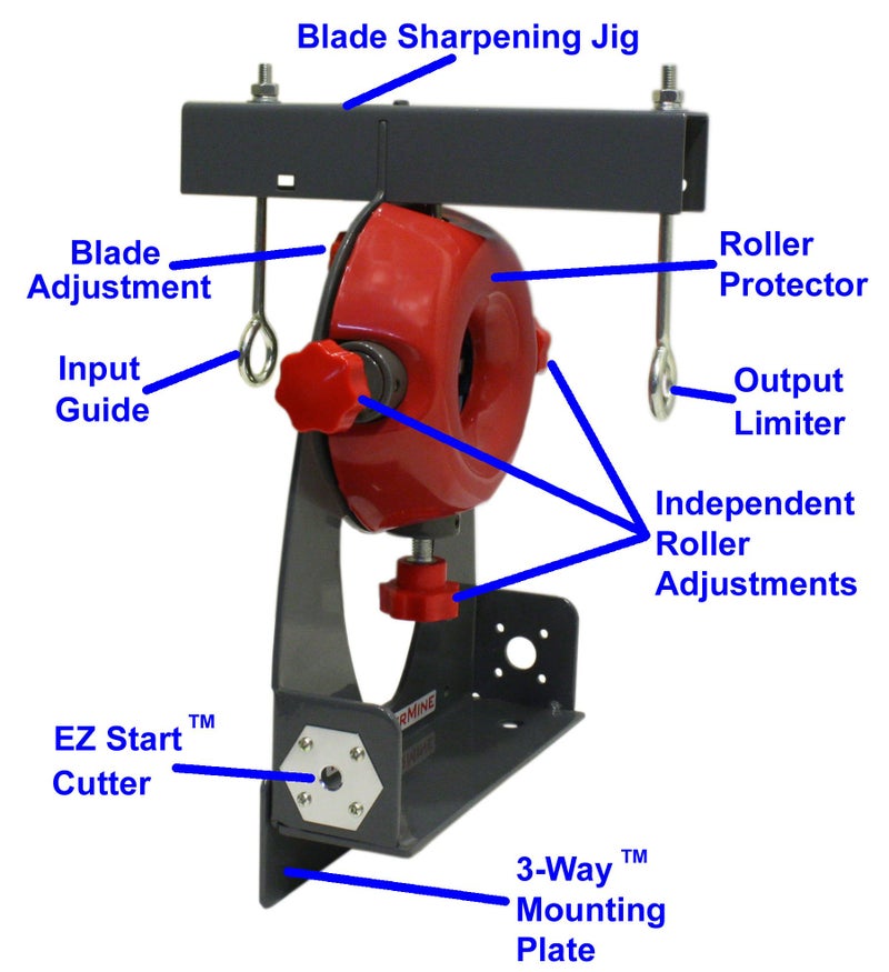 COPPERMINE Original Copper Wire Stripper Manual Wire Stripping Machine, Cable Wire Stripper, Tool for Scrap Copper Recycling, Wire Stripper Made Easy, Wire Range up to 0.75" in diameter - Image 2