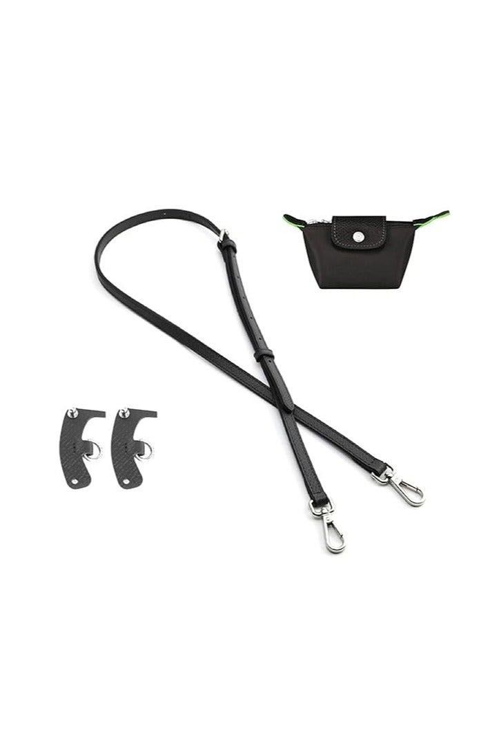 أسيف حزام محفظة جلدي - حزام كتف قابل للتعديل لحقائب صغيرة - Image 2