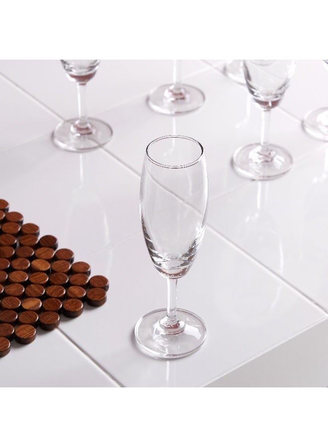 Home Box 6-Piece Classic Flute Champagne Glass Set - Image 2