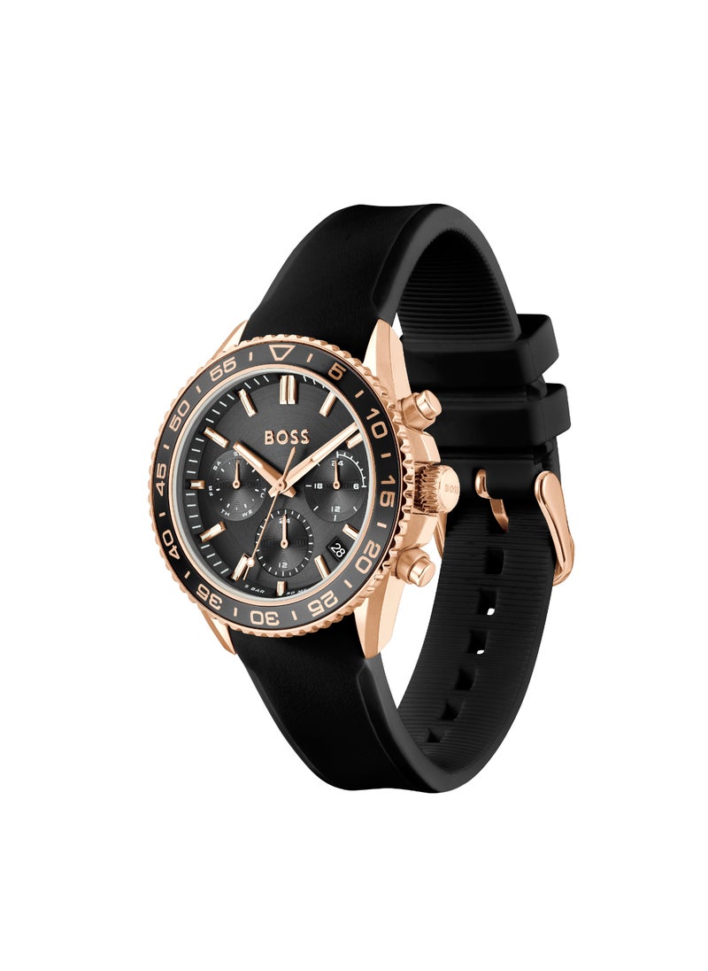 HUGO BOSS HUGO BOSS WATCH ROUND ANALOG WOMEN'S BLACK CASE WATCH - 1502753  - Image 1