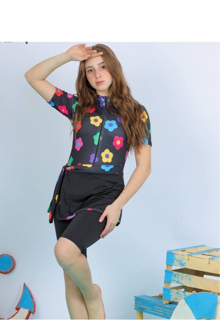 مايوه بناتي خامه واتر بروف سن محير 16سنة - Image 2