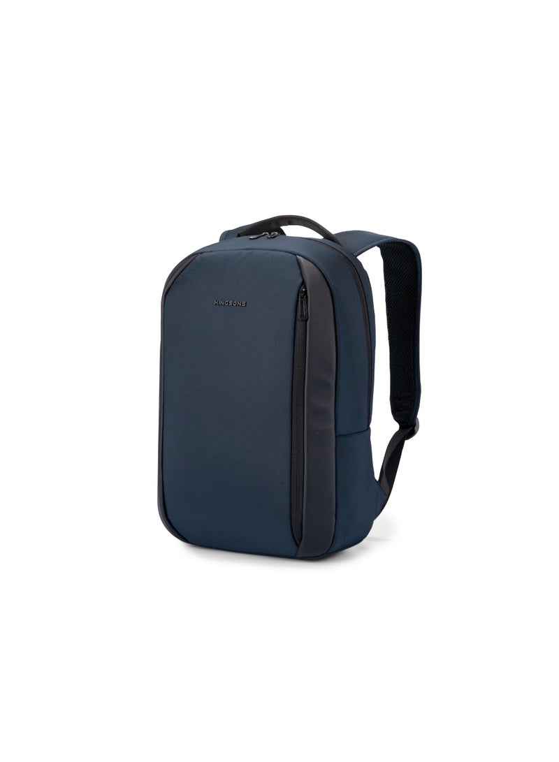 كينغسونز حقيبة لابتوب Kingsons مقاس 15.6 بوصة 🎒 لون أزرق داكن – مقاومة للماء 💧، جيوب متعددة للأجهزة والإكسسوارات، تصميم مريح مع حزام حقيبة السفر 🧳 - Image 2