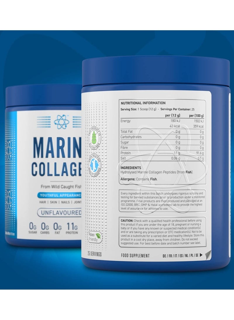 Applied Nutrition Marine Collagen, UNFLAVOURED, 300g - Image 2