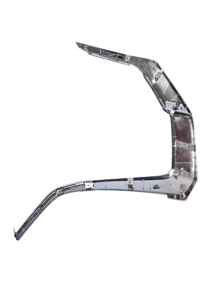 Silscvtt Front Right Bumper Chrome Trim Molding Strip 3 Pieces Kit Replacement for 2016-2019 Outlander 6407A142 6407A146 6407A144 - Image 2