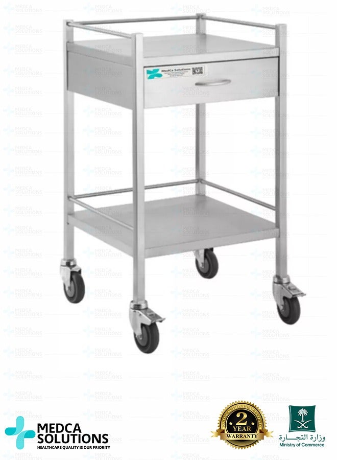 Medca Solutions Dressing Trolley - 1 Drawer - Image 1