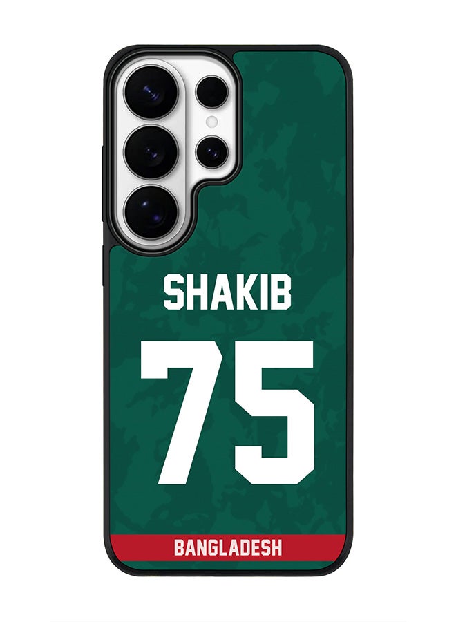 Stylizedd For Samsung Galaxy S26 Ultra Case, [Compatible with MagSafe] Slim Magnetic cover Phone Case - Bangladesh Shakib Al Hasan, Jersey No 75 - Image 1