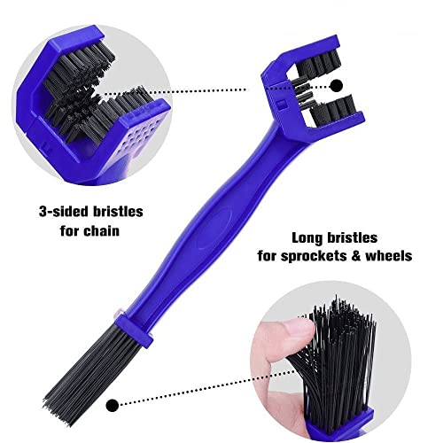 BLACKBIRD Multipurpose Cycle/Motorcycle Bike Chain Cleaner Brush (Assorted Colour) PACK OF 3 - Image 2