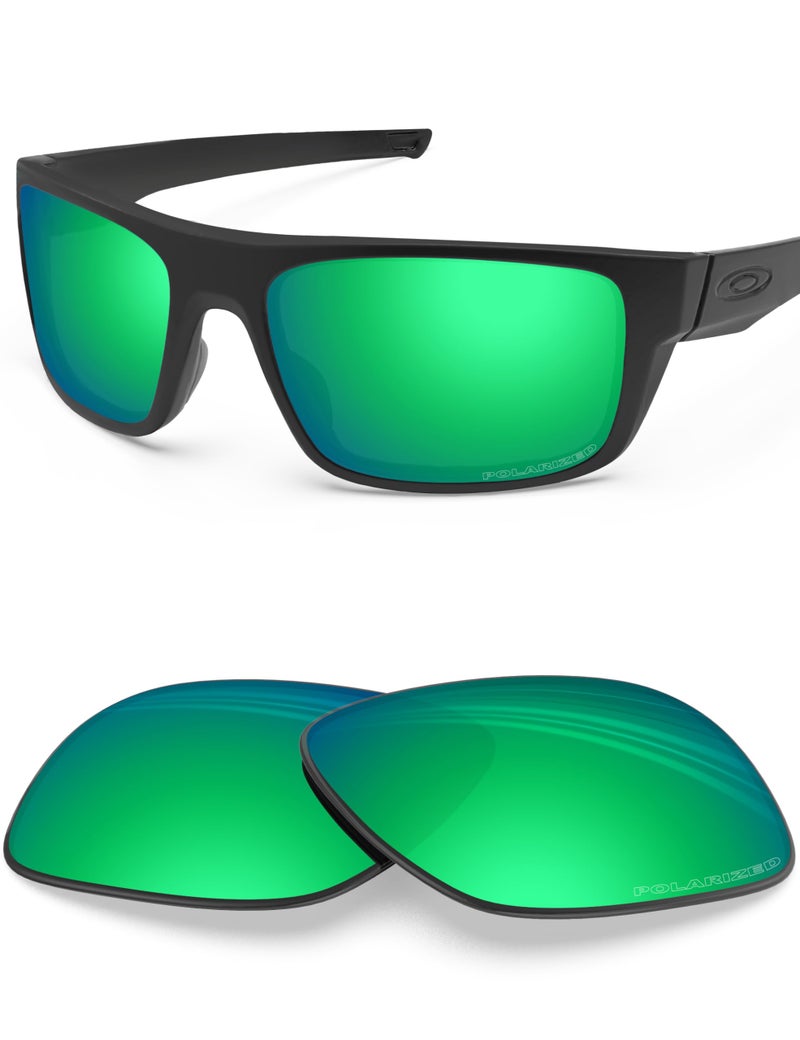 BLAZERBUCK Anti-salt Polarized Replacement Lenses for Oakley Drop Point OO9367 - Emerald Green - Image 5