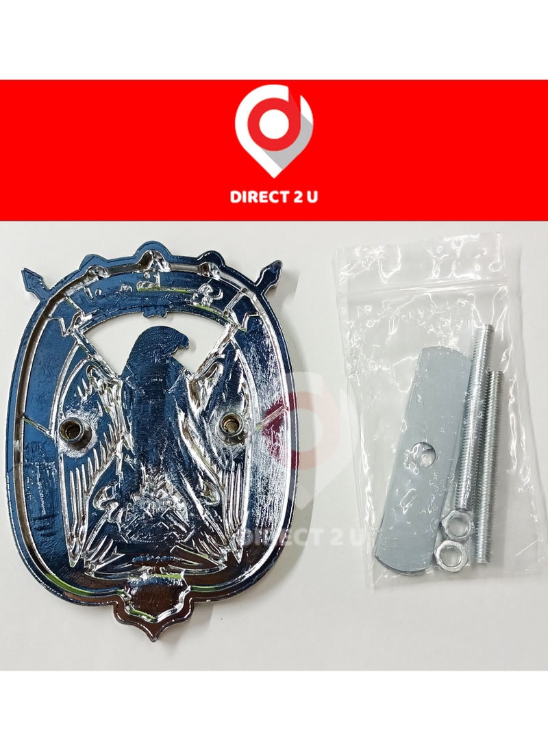 DIRECT 2 U - Abu Dhabi logo Metal Car Emblem Badge with Soft Enamel - Image 1