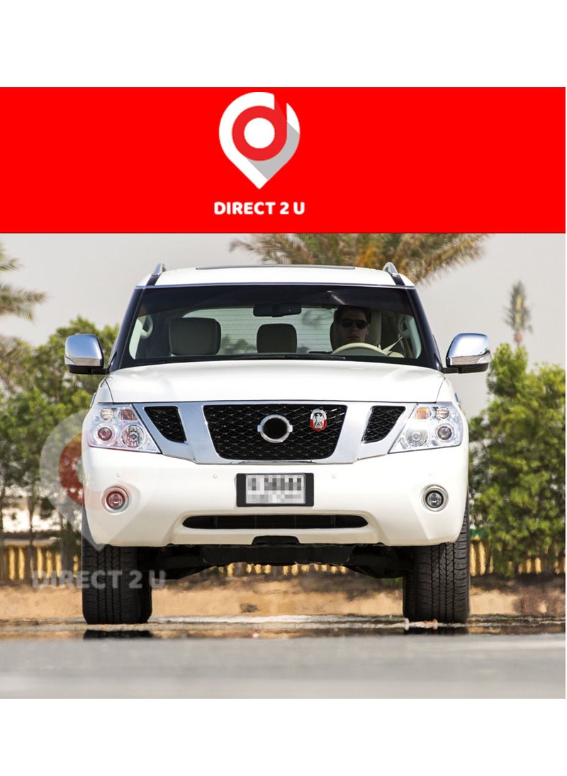 DIRECT 2 U - Abu Dhabi logo Metal Car Emblem Badge with Soft Enamel - Image 1