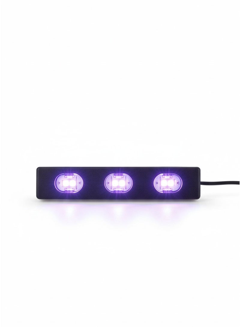 اضاءة داخلية للسيارة LED بريموت كنترول تعمل على ولاعة السيارة و USB تعطي جو رومانسي مع الموسيقى سهلة التركيب مناسبة لجميع السيارات - Image 1