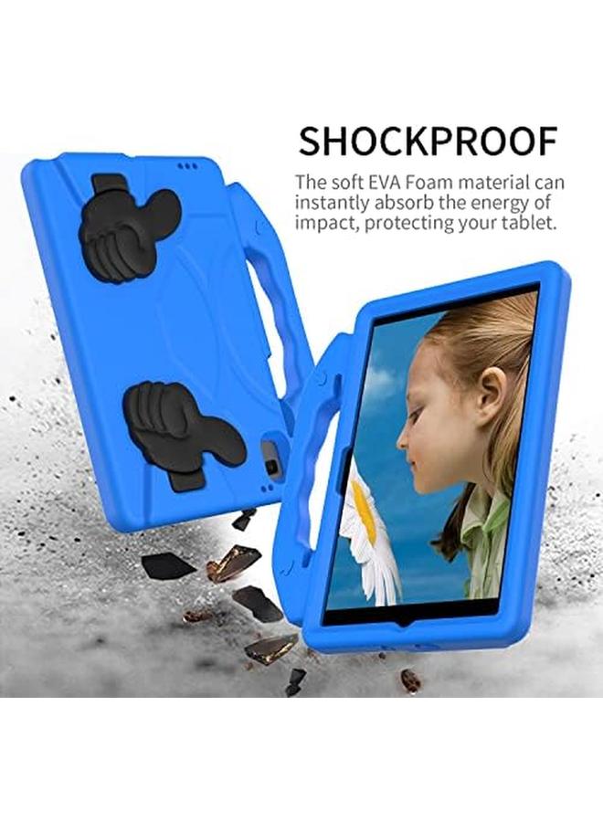 erorex Kids Case For Samsung Galaxy Tab S6 Lite 10.4 Inch 2024 2022 2020 Eva Lightweight Durable Shockproof Handlecover With Foldable Stand And Pencil Holder Blue  - Image 2