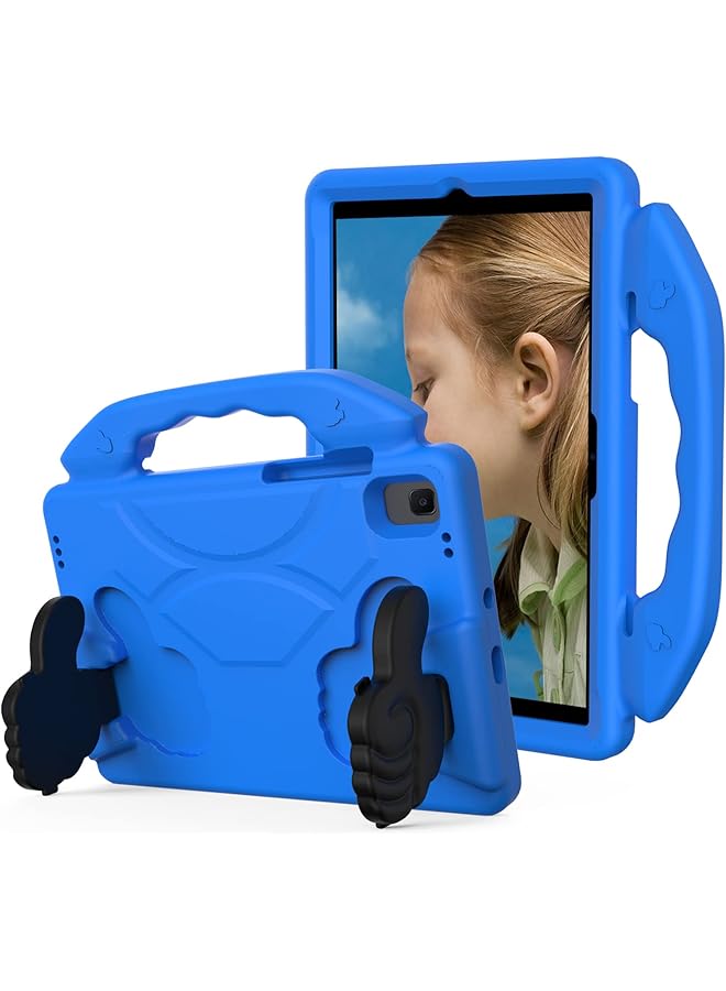 erorex Kids Case For Samsung Galaxy Tab S6 Lite 10.4 Inch 2024 2022 2020 Eva Lightweight Durable Shockproof Handlecover With Foldable Stand And Pencil Holder Blue  - Image 1